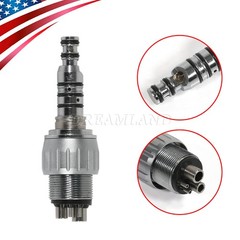KAVO Style Dental Fiber Optic High Speed Handpiece LED Quick Coupler 4Hole 6 Pin