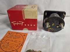 VTG NOS TRIPLETT MODEL 227-T DC 0-250 Volts METER IN Original Box Steampunk USA