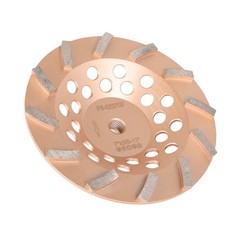 7″ Concrete Grinding Cup Wheels 12 Turbo Diamond Abrasive Seg 5/8″-11 Arbor