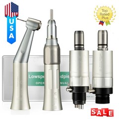 Dental Low Speed Handpiece Straight /Contra Angle Push /Air Motor E-Type 2/4H YX