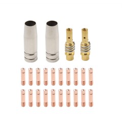 24pcs MB 15AK MIG Welding Gun Kit 030/035Contact Tip Nozzle Diffuser