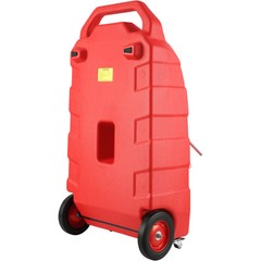 VEVOR Fuel Caddy 32 Gallon Portable Diesel Tank On-Wheels Automatic 12V DC Pump