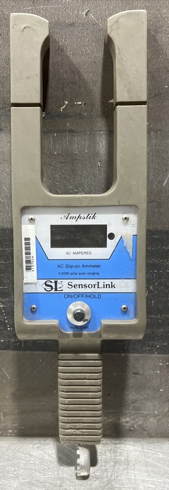 SENSORLINK AMPSTIK AC AMMETER 0-2000 AMP AUTO RANGING MODEL 8-006. Item ID 2A