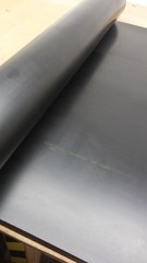Neoprene Rubber Sheet Solid Pad 1/2″ Thick x 2-3/4″ W x 7″ L Rect Strip 60 Duro
