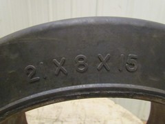 MaineTire 1208 21x8x15 Black Rubber Smooth Press-On For Klift Tire