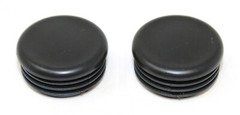Black 1.5″ Round Tubing Plastic Hole Plug End Cap, 1.5 Inch OD Tube Pipe Cover