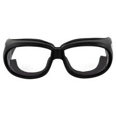 Birdz Swallow Foam Padded Motorcycle Riding Glasses Black Frame Clear Lenses