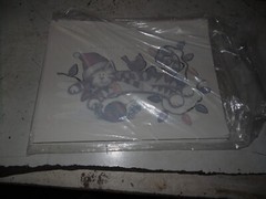 Lot of Heat Press Machine Transfers – Cat Christmas Snowflake 48 Total Transfers