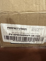 100pcs Perfect Vision 3/8” Galvanized Spring Nut PV-SPRINGNUT-38-100