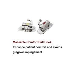 80pcs tubos de ortodoncia 1st Molar MBT 022 Dental Orthodontic Buccal Tubes 3G