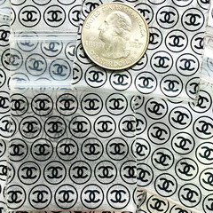 BaggiesSince1987 – 175175 ZipSeal DESIGN BAGS 100PCS METALLIC PRINT, 👀Details🔽
