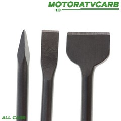 ALL-CARB 6 Piece SDS plus Chisel Set Concrete Drill Bit Set Rotary Hammer Bits