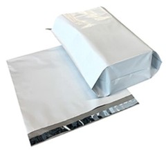 Multiple 2.5Mil Gusseted BG Expandable Bottom Poly Mailers Plastic mailing Bags.
