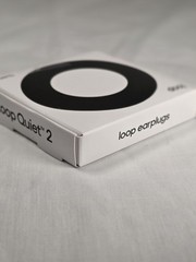 Loop Quiet 2 Black Reusable Earplugs Used w/ Case Box XS S M L Ear Tips