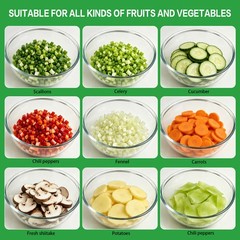 Electric Chopping Machine Green Onion Segment Cutter Commercial Vegetable Cutter