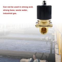 1/2″ PT AC 110V Electric Solenoid Valve Brass Water Air Gas 2W-160-15 US STOCK