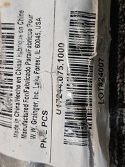 (QTY 2) Standard U-Bolt 3/4″-10 Thread Size For Pipe Size 10 in Hot Dipped Galv.