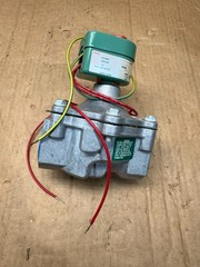 NEW NO BOX ASCO RED HAT 1-1/4″ SOLENOID VALVE 110/120V. NORMALLY CLOSED 8215B060