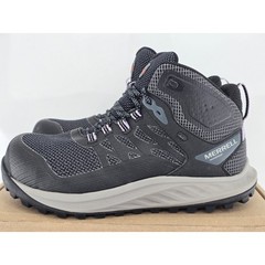 Merrell Moab Vertex Mid Carbon Toe Womens 9 Black Lavender Work Boots -New