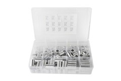 Aluminum Spacer Standoff Bushing Assortment Kit 3/4″ OD x 1/2″ ID (139 pcs)