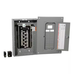 Homeline 100 Amp 20-Space 40-Circuit Indoor Main Breaker Plug-On Neutral Load Ce