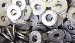 125 Hot Dipped Galvanized Carriage Bolts 5/16-18 X 3 With Flat Washers & Nuts