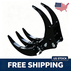 Mini Excavator Grapple Attachment – Heavy Duty Log & Brush Grabber for 0.8-1.5 T