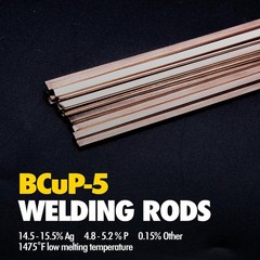 20 Sticks Brazing Rods Bcup-5 15% Silver Solder