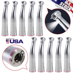 Dental 1:5 LED Fiber Optic Contra Angle Handpiece Standard Fit NSK Ti-MAX X95L