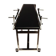 82.6×15.7in PVC Belt Industrial Conveyor w/ Double Guardrails 110V Speed Adjust