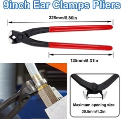 Pex Crimping Clamp Cinch Tool Kit 20PCS 1/2″ 10Pcs 3/4″ Clamps & Pipe Cutter New