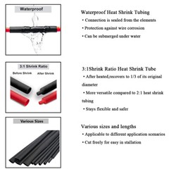 3:1 Heat Shrink Tube-3/4″ White Dual Wall Marine Adhesive Glue Lined Waterproof