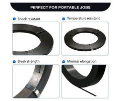 IDL Packaging Portable 1/2″ x 200′ Steel Strapping Kit, 1100 lbs Break Strength