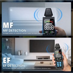 EMF Meter 30Mhz~8GHz Electromagnetic Field Radiation Detector for EF RF MF WiFi