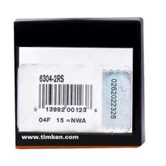 (2 PACK) USA TIMKEN 6304-2RS 20X52X15MM Double Rubber Seal Ball Bearings