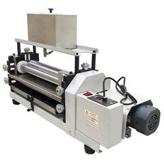 Double sided Automatic Gluing Coating Machine Gluing Pasting Soft Roller 110V