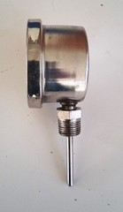 Vintage Rochester 3” Thermometer 50-400 Degrees Fahrenheit 2 1/2 inch Stem