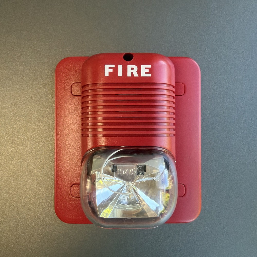 System Sensor SpectrAlert P241575 Horn Strobe Fire Alarm