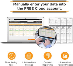 Upunch HN4500 Advanced Calculating Time Clock Bundle for Small Business: Complet