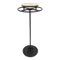 Round Clothing Display Rack Floor-standing Garment Hanging Rack 23.6*55.1inch US