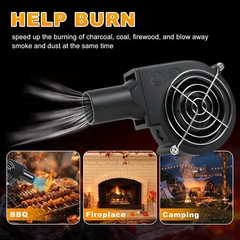 KUNRISE BBQ 97mm × 33mm Blower Fan, High Airflow 110V 120V Variable Speed Centr