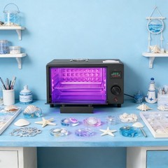 395nm 80W UV Light Curing Cabinet with Timing Control, Air Cooling UV Lamp Box