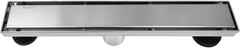 18 Inch Linear Shower Drain with 2-in-1 Tile Insert Cover Brushed 304 SS