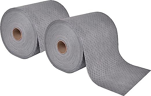 Aain 2 Rolls Oil-Only Absorbent Mat Roll absorbs oils,coolants solvents ,water