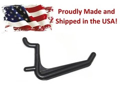 Plastic JUMBO Black L HOOK Peg Board Kit Tool Storage Craft Hooks Pick A Pack