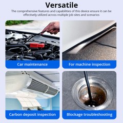 1080P Industrial Endoscope Camera Single Dual Lens 4.3” Car Inspection IP67