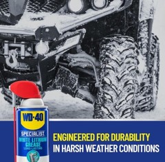 6 Pack WD-40 White Lithium Grease Spray W SMART STRAW SPRAYS 2 WAYS 10 OZ Cans