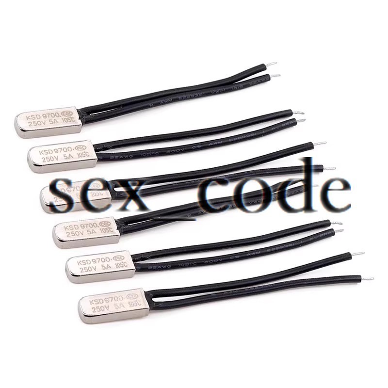 5PCS Metal KSD9700 Temperature switch controller 5A40℃-150℃ Thermal protector#TT