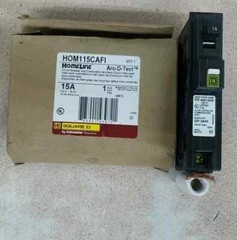 10 x SQUARE D HOMELINE HOM115CAFIC HOM115CAFI AFCI 1 POLE BREAKER 15A NEW