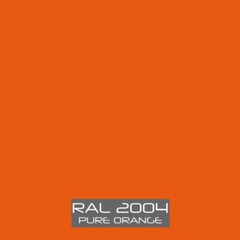 RAL 2004 Pure Orange Powder Coating Paint – New 1LB